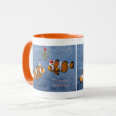 Fishy Christmas Tasse (Vorderseite Links)