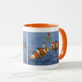 Fishy Christmas Tasse (VorderseiteRechts)