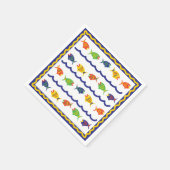 Fishy Cocktail Napkin Serviette (Ecke)