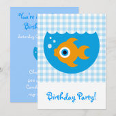 Fishy Einladung (Vorne/Hinten)
