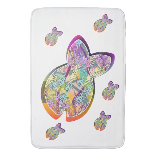 Fishy Fishy Badematte (Vorderseite Vertikal)