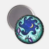 Fishy Fishy Fishy Magnet (Vorderseite/Rückseite)