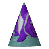 Fishy Lila Partyhütchen (Vorderseite)