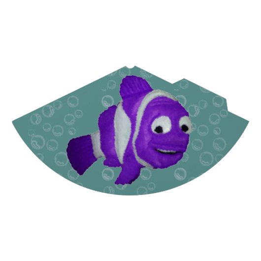 Fishy Lila Partyhütchen (Vorderseite)