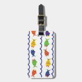 Fishy Luggage Tag Gepäckanhänger (Vorderseite vertikal)