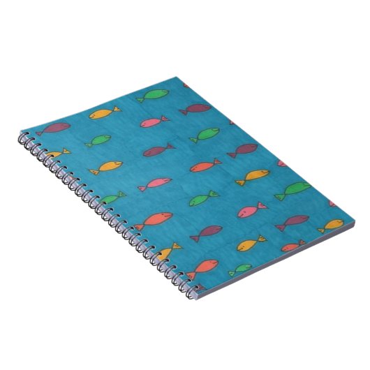 Fishy Pattern Notizblock (Rechte Seite)