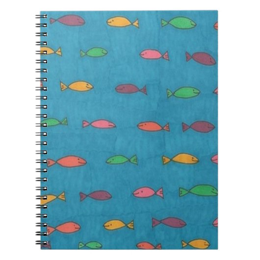 Fishy Pattern Notizblock (Vorderseite)
