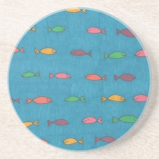 Fishy Pattern Untersetzer (Vorne)