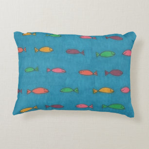 Fishy Pattern Zierkissen