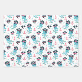 Fishy Pirate Pack Packpapier Geschenkpapier Set (Vorderseite 3)