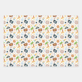 Fishy Pirate Pack Packpapier Geschenkpapier Set (Vorderseite 2)