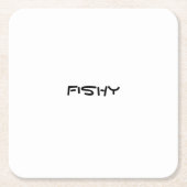 Fishy Rechteckiger Pappuntersetzer (Vorderseite)