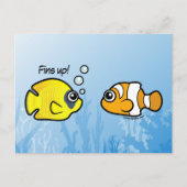 Fishy Robbery: Fins up! Postkarte (Vorderseite)