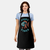 Fishy Vibes — Funny Fish Schürze (Getragen)