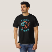 Fishy Vibes — Funny Fish T-Shirt (Vorne ganz)