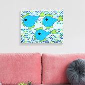 Fishy Wall Art Leinwanddruck (Insitu (Wohnzimmer))
