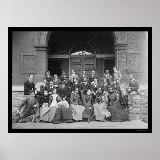 Fisk University in Nashville, TN 1900 Poster (Vorne)