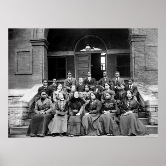 Fisk University Students: 1899 Poster (Vorne)