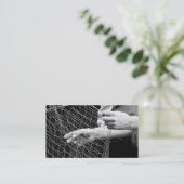 Fiskennetzkarte Visitenkarte (Stehend Vorderseite)