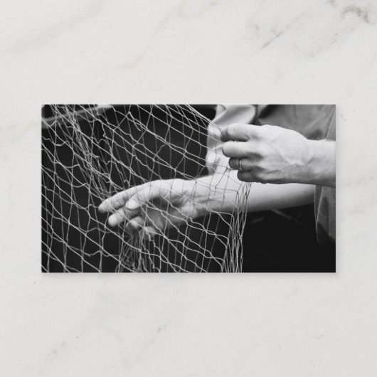 Fiskennetzkarte Visitenkarte (Vorderseite)