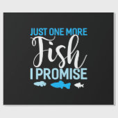 Fiskus nur noch einen Fisch Geschenkpapier (Flach)