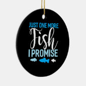 Fiskus nur noch einen Fisch Keramik Ornament (Rechts)