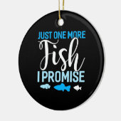 Fiskus nur noch einen Fisch Keramik Ornament (Links)