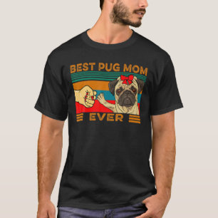 Fist Bump Bester Mops Mama je T-Shirt