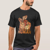 Fist Hands Black History Month Equality African Am T-Shirt (Vorderseite)