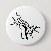 Fist Holding Lightning Bolt Bold Power Button (Vorderseite)