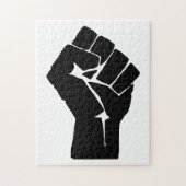Fist, Rebel, Riot, Resistance, Communist Style Puzzle (Vertikal)