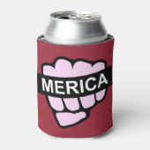 Fist voll von Merica Dosenkühler (Kanne Vorderseite)