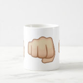 Fisted Handzeichen Emoji Kaffeetasse (Mittel)