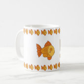 FistFürFisch–SpaßigesAlphabetTassendesign Kaffeetasse (Vorderseite Links)
