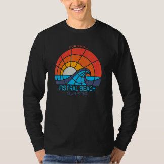 Fistral Beach Cornwall Surfing Beach T-Shirt