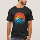 Fistral Beach  Cornwall  Surfing Beach T-Shirt (Vorderseite)