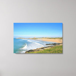 Fistral Beach in Newquay in Cornwall Leinwanddruck