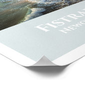 Fistral Beach, Newquay, Cornwall at Sunset Poster (Ecke)