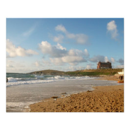 Fistral Beach Newquay Cornwall England Fotodruck