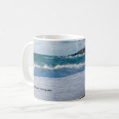 Fistral Beach Newquay Cornwall England Kaffeetasse (Vorderseite Links)