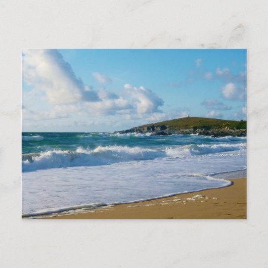 Fistral Beach Newquay Cornwall England Postkarte (Vorderseite)