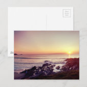 Fistral Beach Sunset Postkarte (Vorne/Hinten)