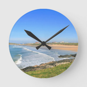 Fistral Strand in Newquay Wanduhr