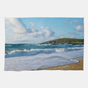 Fistral Strand Newquay Cornwall England Geschirrtuch