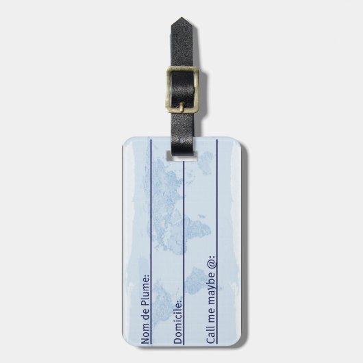 Fit 4 Reise Gepäckanhänger (Vorderseite vertikal)