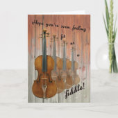 Fit als Fiddle Karte (Vorderseite)