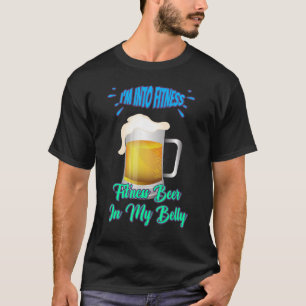 Fit Beer in meinem Bauch, Gym Sarcastic Funny T-Shirt