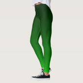 Fit Black Green Ombré Leggings (Links)