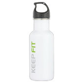Fit-Bleib-Freiheits-Flasche Edelstahlflasche (Rückseite)
