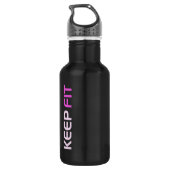 Fit-Bleib-Freiheits-Flasche Edelstahlflasche (Rückseite)